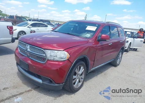 2013 Dodge Durango Crew z USA, uszkodzony, nr VIN 1C4RDHDG6DC598097
